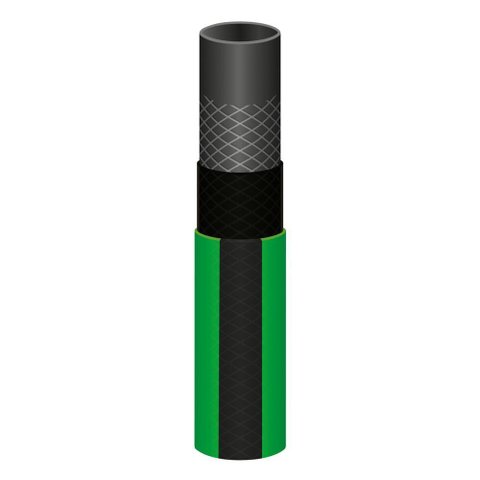 Mangueira Flex para Jardim Tramontina Verde com Faixa Preta em Pvc 4 Camadas 25 M