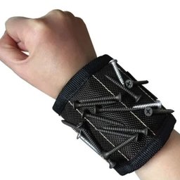 Pulseira Ima Magnetico Prego Parafuso Broca Pino Ferramenta Construçao Obra Reparo Segurança Organiz - 4