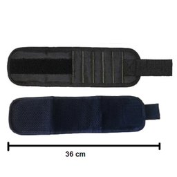 Pulseira Ima Magnetico Prego Parafuso Broca Pino Ferramenta Construçao Obra Reparo Segurança Organiz - 7