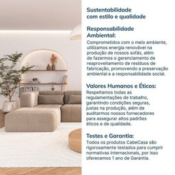 Sofá Modular 02 Cantos 02 Poltronas e 02 Puffs Easybox Cabecasa Madeiramadeira - 11