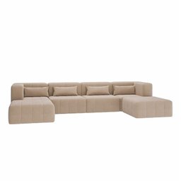 Sofá Modular 02 Cantos 02 Poltronas e 02 Puffs Easybox Cabecasa Madeiramadeira - 21