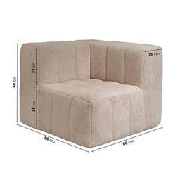 Sofá Modular 02 Cantos 02 Poltronas e 02 Puffs Easybox Cabecasa Madeiramadeira - 13