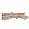 Sofá Modular 02 Cantos 02 Poltronas e 02 Puffs Easybox CabeCasa MadeiraMadeira - 3