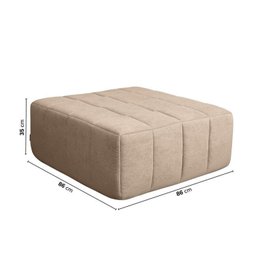 Sofá Modular 02 Cantos 02 Poltronas e 02 Puffs Easybox Cabecasa Madeiramadeira - 20