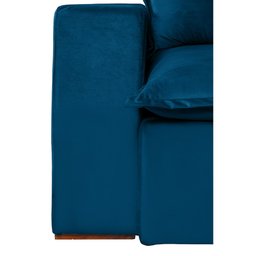 Sofá Bahia Modular 4 Lugares 2,30 MT com Molas Retrátil e Reclinável Veludo Nobre Sofatec - 5