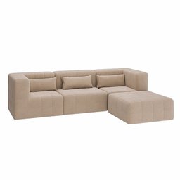 Sofá Modular de Canto 02 Cantos 01 Poltrona e 01 Puff Cabecasa Madeiramadeira - 20