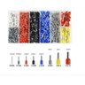 Kit Terminais Elétricos Ilhós Tubular 0,5Mm Até 10Mm 1200 Pç - 2