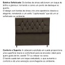 Ver imagem 5 de Cabeceira para Cama Box Estofada Solteirão 100 Cm Suede Madri:marrom