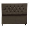 Cabeceira para Cama Box Estofada Solteirão 100 Cm Suede Madri:marrom - 2