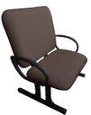 Ver imagem 2 de Cadeira para Escritório até 250kg Marrom
