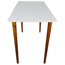 Mesa Aparador Escrivaninha Retangular Branco MDF Pé Palito Altura 75cm - 2