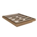 Ver imagem 5 de Cama Casal Queen Suspensa 140/160 Zurique Marrom/Mel