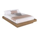 Ver imagem 3 de Cama Casal Queen Suspensa 140/160 Zurique Marrom/Mel