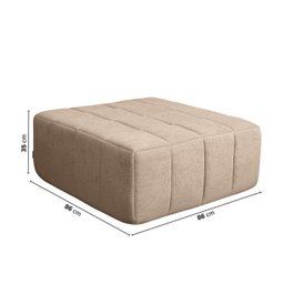 Sofá Modular de Canto 02 Poltronas 01 Canto e 01 Puff Cabecasa Madeiramadeira - 19