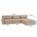 Ver imagem 2 de Sofá Modular de Canto 02 Poltronas 01 Canto e 01 Puff CabeCasa MadeiraOriginals