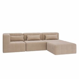 Sofá Modular de Canto 02 Poltronas 01 Canto e 01 Puff Cabecasa Madeiramadeira - 20
