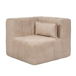 Sofá Modular de Canto 02 Poltronas 01 Canto e 01 Puff Cabecasa Madeiramadeira - 11