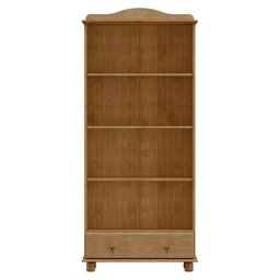 Cristaleira Vitrine Rústica 100% Madeira Maciça 2 Portas 1 Gaveta Linha Rubi - 11
