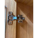 Ver mais imagens de Cristaleira Vitrine Rústica 100% Madeira Maciça 2 Portas 1 Gaveta Linha Rubi