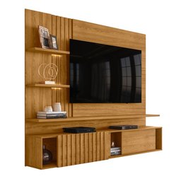 Painel para TV até 65 Polegadas LED Ripado 2 Portas Atena - 7