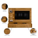 Ver imagem 3 de Painel para TV até 65 Polegadas LED Ripado 2 Portas Atena