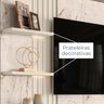 Painel para TV até 65 Polegadas LED Ripado 2 Portas Atena - 13