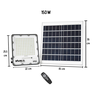 Refletor Solar Led 150w com Controle Remoto Placa Galaxy Led - 3