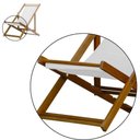 Ver imagem 3 de Espreguiçadeira Preguiçosa Dobrável Mel Sb-list Preto-branco