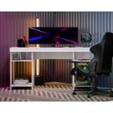 Ver imagem 6 de Escrivaninha Mesa Gamer Alfa Escritório Trabalho Notebook Estudo Moveis House Branco