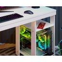 Ver imagem 5 de Escrivaninha Mesa Gamer Alfa Escritório Trabalho Notebook Estudo Moveis House Branco