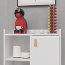 Ver imagem 4 de Aparador Cantinho do Café Buffet Sala Retrô Pés Madeira