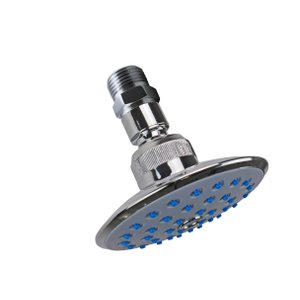 Ducha Chuveiro Articulada Redondo Cromado Abs com Niple Teto