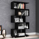 Ver imagem 1 de Estante Regular 5 Nichos - Preto Fosco