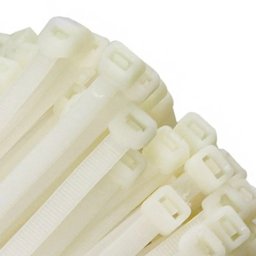 Abraçadeira de Nylon 1000 Uni Cinta Enforca Gato Plastica Branco 200mm x 2.5mm - 3