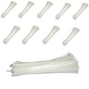 Ver imagem 1 de Abraçadeira de Nylon 1000 Uni Cinta Enforca Gato Plastica Branco 200mm x 2.5mm