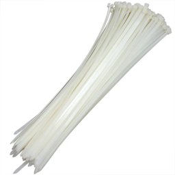 Abraçadeira de Nylon 1000 Uni Cinta Enforca Gato Plastica Branco 200mm x 2.5mm - 6