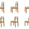 Kit 6 Cadeiras para Sala de Jantar Jade - 3