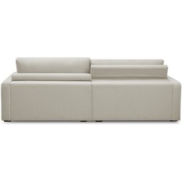 Sofá Retrátil Reclinável para Sala de Estar Living 210cm Sevilha F04 Veludo Bege - Lyam Decor - 9