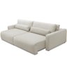 Sofá Retrátil Reclinável para Sala de Estar Living 210cm Sevilha F04 Veludo Bege - Lyam Decor - 8