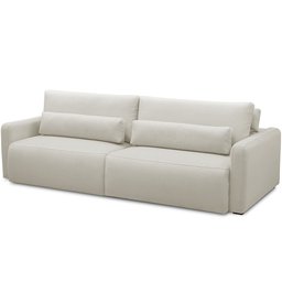 Sofá Retrátil Reclinável para Sala de Estar Living 210cm Sevilha F04 Veludo Bege - Lyam Decor - 6