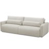 Sofá Retrátil Reclinável para Sala de Estar Living 210cm Sevilha F04 Veludo Bege - Lyam Decor - 6