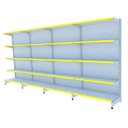 Ver imagem 1 de Gondola Parede 170 Amapa Flex Kit 4 Metros Branco Am - Amapá