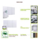 Ver imagem 6 de Cabeceira para Cama de Solteiro com Mesa de Cabeceira Zurique