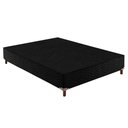 Ver mais imagens de Cama Box Solteiro: Colchão Molas MasterPocket Ensacadas Paropas Previlege + Base CRC Rústico Black(8