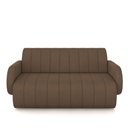 Ver imagem 1 de Sofá Decorativo Living Sala de Estar Bornéu 148cm Pés de Madeira Veludo Marrom G33 - Gran Belo