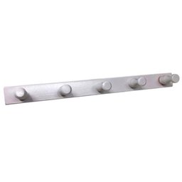 Cabideiro em Madeira para Parede/porta Fixo Branco - 1