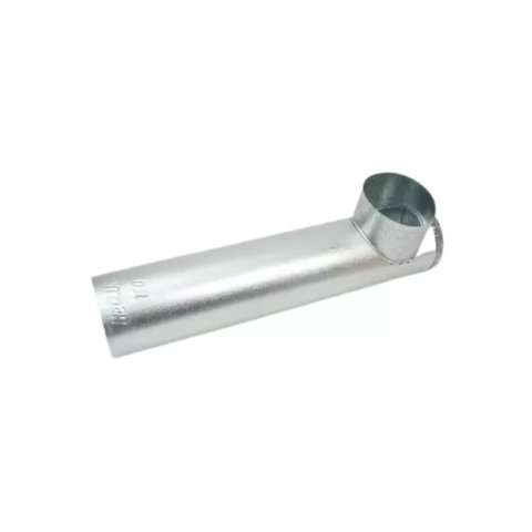 Joelho para Chaminé Fogão a Lenha Galvanizado 115mm