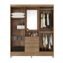 Ver imagem 4 de Conjunto de Guarda Roupa e Cômoda Ari para Quarto Amendola
