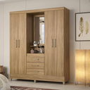 Ver imagem 5 de Conjunto de Guarda Roupa e Cômoda Ari para Quarto Amendola