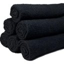 Ver imagem 1 de Kit 5 Toalhas Rosto Branca Salão Algodão Leve Macia